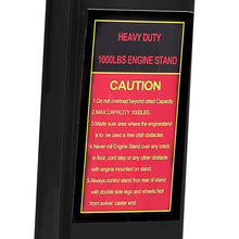 Load image into Gallery viewer, 1000lbs Steel Folding Engine Stand Engine Stands Living and Home