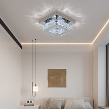 Load image into Gallery viewer, 20cm Modern Square Crystal Ceiling Light Living and Home