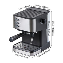 Load image into Gallery viewer, 1.5L Espresso Machine with Milk Frother