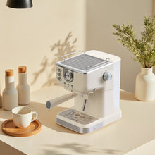 Load image into Gallery viewer, Retro Coffee Espresso Machine with Latte Milk Frother