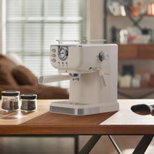 Load image into Gallery viewer, Retro Coffee Espresso Machine with Latte Milk Frother