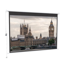 Load image into Gallery viewer, 4:3 Wall Mount Electric Projector Screen for Home Theater Movie and Office Projector Screens Living and Home