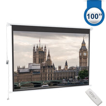 Load image into Gallery viewer, 4:3 Wall Mount Electric Projector Screen for Home Theater Movie and Office Projector Screens Living and Home
