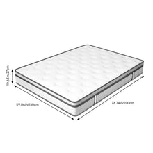 Load image into Gallery viewer, 11Inch King Mattress Wavy Foam Pocket Spring Hybrid Mattress