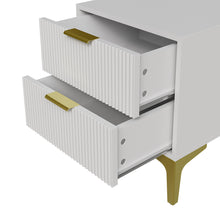Load image into Gallery viewer, Bedside Table with Two Drawers