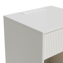 Load image into Gallery viewer, Set of 2 Bedside Tables with Charging Station & RGB Light Strip