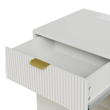 Load image into Gallery viewer, Set of 2 Bedside Tables with Charging Station & RGB Light Strip