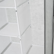 Load image into Gallery viewer, Portable Fabric Wardrobe with 8 Shelves and 2 Side Pockets