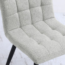 Load image into Gallery viewer, 4Pcs Tufted Modern Armless Dining Chairs with Metal Legs