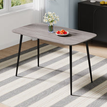 Load image into Gallery viewer, Modern Dining Table with MDF Tabletop & Metal Legs
