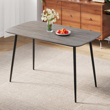 Load image into Gallery viewer, Modern Dining Table with MDF Tabletop & Metal Legs