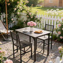 Load image into Gallery viewer, Retro Dining Table Set with 2 Chairs