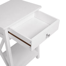 Load image into Gallery viewer, Contemporary Wooden Bedside Table with Storage Drawer