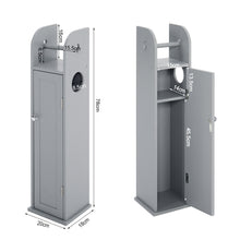 Load image into Gallery viewer, Wooden Bathroom Cabinet for Toilet Rolls