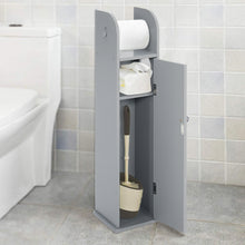 Load image into Gallery viewer, Wooden Bathroom Cabinet for Toilet Rolls, FI0095