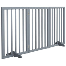 Load image into Gallery viewer, Wooden Foldable Freestanding 3 Panel Pet Gate