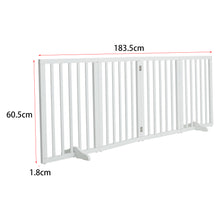 Load image into Gallery viewer, Wooden Foldable Freestanding 4 Panel Pet Gate