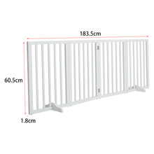 Load image into Gallery viewer, Living Room Safety Fence Wooden Folding 4-Panel Pet Gate Pet Supplies Living and Home
