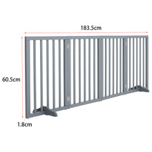 Load image into Gallery viewer, Wooden Foldable Freestanding 4 Panel Pet Gate