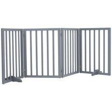 Load image into Gallery viewer, Living Room Safety Fence Wooden Folding 4-Panel Pet Gate Pet Supplies Living and Home