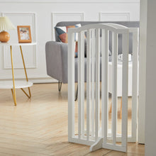Load image into Gallery viewer, Foldable Freestanding Pet Gate 3 Panels 4 Panels Safety Fence Pet Supplies Living and Home