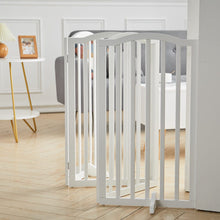 Load image into Gallery viewer, Foldable Freestanding Pet Gate 3 Panels 4 Panels Safety Fence Pet Supplies Living and Home