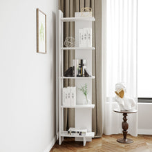 Load image into Gallery viewer, Modern 5-Tier Corner Bookshelf Shelf Unit