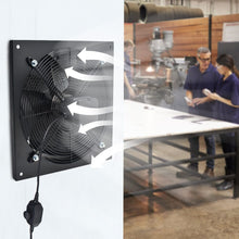 Load image into Gallery viewer, 27cm H Ventilation Fan Wall-Mounted Copper Motor Exhaust Axial Fan Exhaustor Fan Living and Home 16-inch