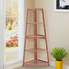Load image into Gallery viewer, Elegant Corner 5-Tier Shelf Unit with Eco-Friendly Finish Living and Home