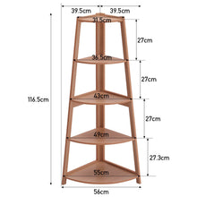 Load image into Gallery viewer, Elegant Corner 5-Tier Shelf Unit with Eco-Friendly Finish Living and Home