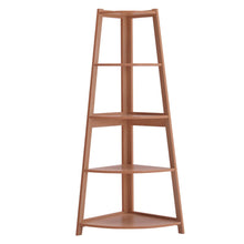 Load image into Gallery viewer, Elegant Corner 5-Tier Shelf Unit with Eco-Friendly Finish Living and Home