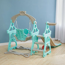 Load image into Gallery viewer, Toddler Swing and Slide Playset for Indoor and Outdoor Living and Home