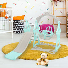 Load image into Gallery viewer, Toddler Swing and Slide Playset for Indoor and Outdoor Living and Home