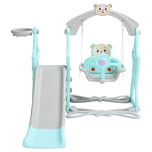 Load image into Gallery viewer, Toddler Swing and Slide Playset for Indoor and Outdoor Living and Home