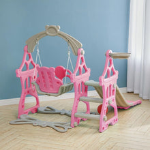 Load image into Gallery viewer, Toddler Swing and Slide Playset for Indoor and Outdoor Living and Home