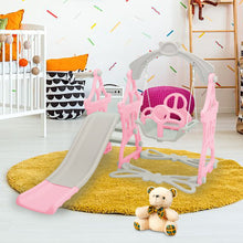 Load image into Gallery viewer, Toddler Swing and Slide Playset for Indoor and Outdoor Living and Home