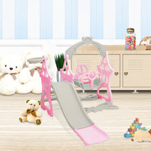 Load image into Gallery viewer, Toddler Swing and Slide Playset for Indoor and Outdoor Living and Home