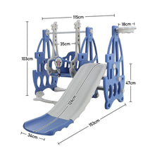 Load image into Gallery viewer, 3 in 1 Kids Swing and Slide Set Toddler Climber Playset Swing Sets & Playsets Living and Home