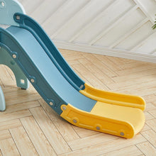 Load image into Gallery viewer, Freestanding Kids Slide Climber Indoor Outdoor Toy Basketball Hoop Swing Sets & Playsets Living and Home