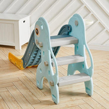 Load image into Gallery viewer, Freestanding Kids Slide Climber Indoor Outdoor Toy Basketball Hoop Swing Sets & Playsets Living and Home