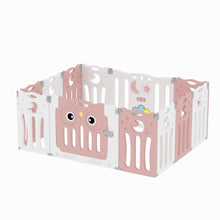 Load image into Gallery viewer, Kids Safety Play Yard Blue Foldable Home Activity Center Play Yard Living and Home