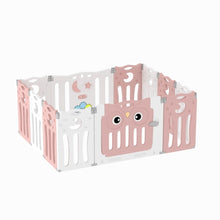 Load image into Gallery viewer, Kids Safety Play Yard Blue Foldable Home Activity Center Play Yard Living and Home