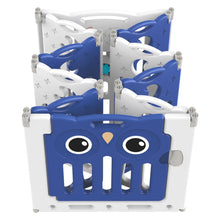 Load image into Gallery viewer, Kids Safety Play Yard Blue Foldable Home Activity Center Play Yard Living and Home