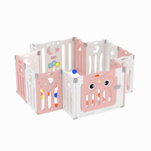 Load image into Gallery viewer, Kids Safety Play Yard Blue Foldable Home Activity Center Play Yard Living and Home
