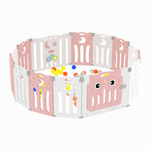Load image into Gallery viewer, Kids Safety Play Yard Blue Foldable Home Activity Center Play Yard Living and Home