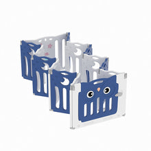 Load image into Gallery viewer, Kids Safety Play Yard Blue Foldable Home Activity Center Play Yard Living and Home
