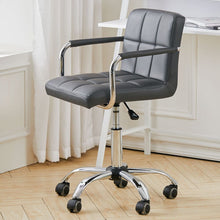 Load image into Gallery viewer, Low Back Faux Leather with Chrome Base Living and Home Grey