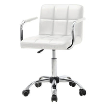 Load image into Gallery viewer, Low Back Faux Leather with Chrome Base Living and Home