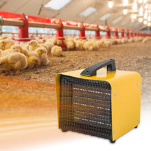 Load image into Gallery viewer, 2KW Yellow Portable Rectangle Air Heater Electric Garage Workshop Air Heater Freestanding Patio Heaters Living and Home
