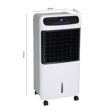Load image into Gallery viewer, 2 in 1 White Air Cooler and Heater with LED Display and Remote control Portable Air Conditioners Living and Home